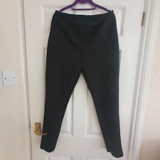 QVC Marc Bouwer Size M Black Narrow Leg Pull On Trousers