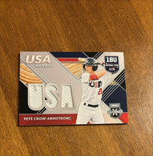 Pete Crow Armstrong 2020 Panini USA Baseball Jersey Material USAMPA Chicago Cubs