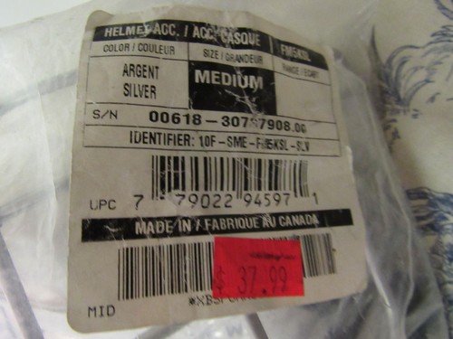 Size M Reebok LaCrosse? / Field Hockey? / Hockey? Helmet Cage / Mask NEW in Pack - Picture 7 of 7