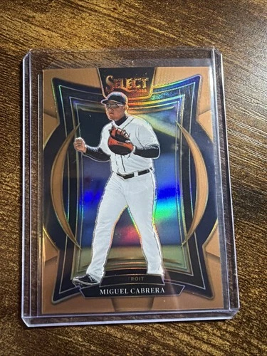 2025 Select Baseball Miguel Cabrera #67 Copper Bronze Prizm /125