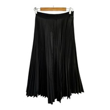 Tome Size L AU 14 US 10 Black Sunray Pleat Midi Skirt