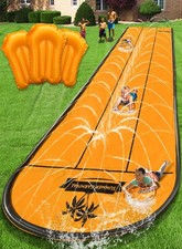 22Ft Slip Water and Slide for Kids Adults, Extra Long Backyard Water Slide for K