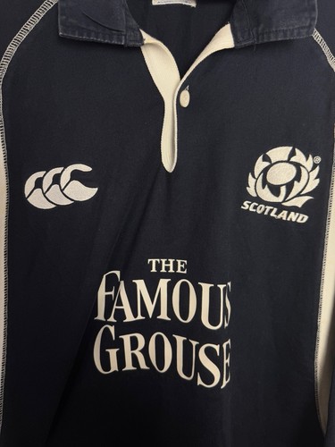 SCHOTTLAND NATIONALMANNSCHAFT RUGBY UNION LANGARMSHIRT CANTERBURY M BERÜHMTES GROUSE - Bild 3 von 18