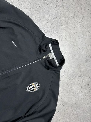 Nike FC Juventus Football Track Jacket Soccer Black Vintage | eBay