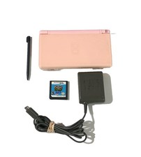 Nintendo DS Lite Noble Pink USG-001 With Stylus Charger And Game