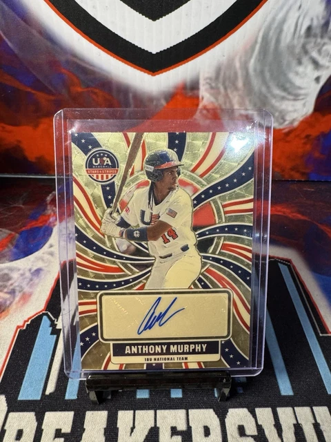 2026 Stars & Stripes Anthony Murphy Gold Vinyl Auto #’d 1/1