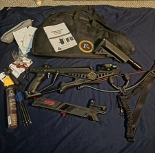 EK Archery Repeating Adder Crossbow 130 lb Cross Bow with 5 Shot auto-loading...