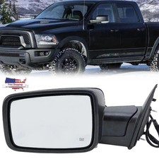 Leftdriver Mirror Power Foldheatedtemp Sensor For 2013-2019 Dodge Ram 1500