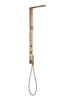 hansgrohe AXOR ShowerComposition Duschpaneel, mit Thermostat, Kopfbrause