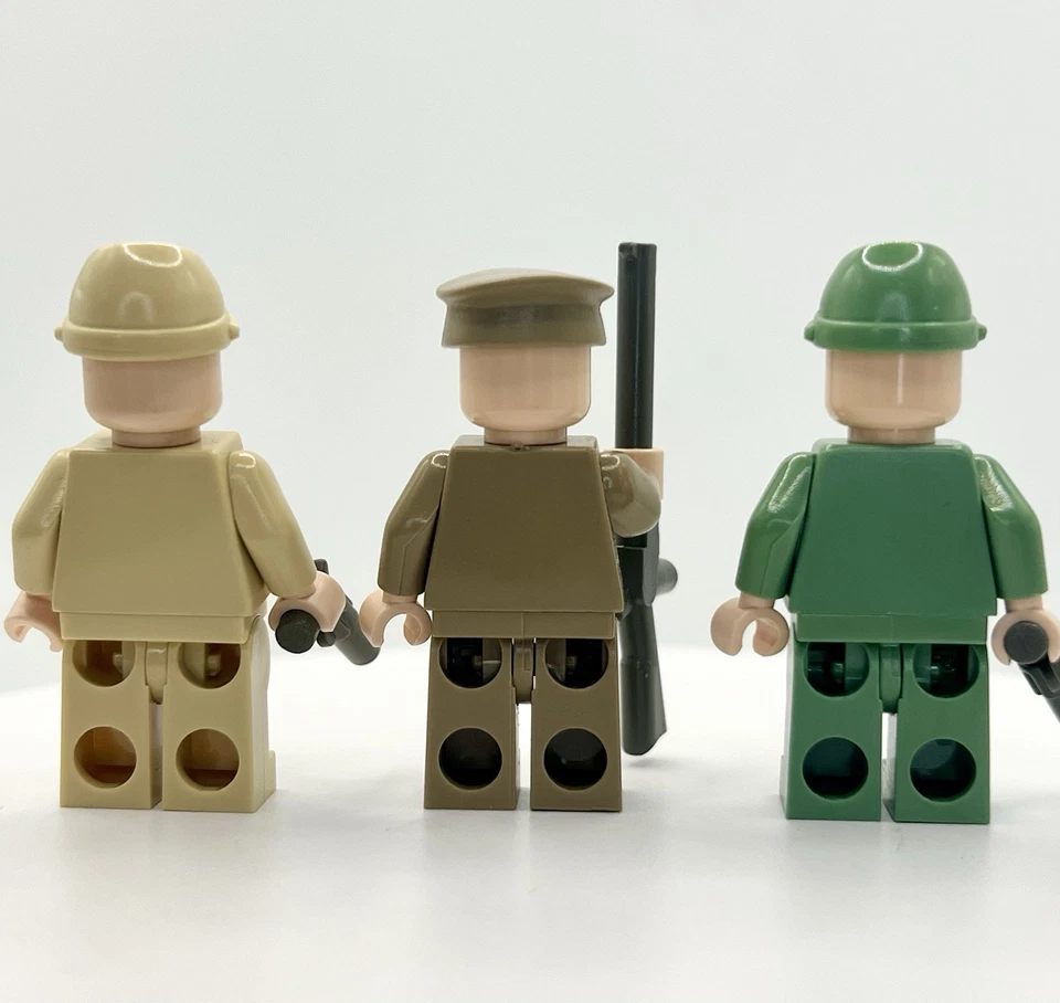 LEGO Indiana Jones Minifiguras Lote de 3 Coronel Dovchenko Soldado Ruso Alemán Foto 3 de 3