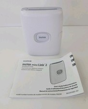 Fujifilm Instax Mini Link 2 Instant Smartphone Printer Ash White