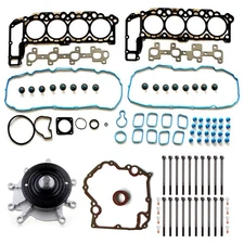 Head Gasket Bolts Set Water Pump Cover Gasket For 2002 Jeep Grand Cherokee 4.7L