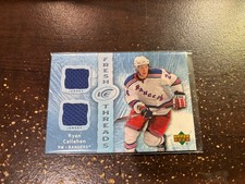2007-08 Upper Deck Ice Fresh Threads Dual Jersey RYAN CALLAHAN #FT-CA