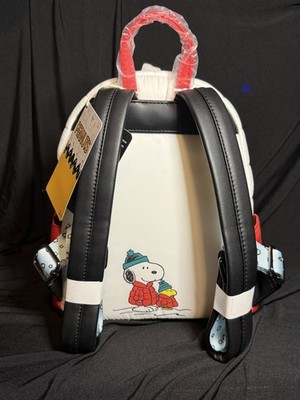 Loungefly x Peanuts Snoopy & Woodstock Puffer Jackets Mini Backpack Loungefly Peanuts Snoopy & Woodstock Puffer Jackets Mini  main image 4