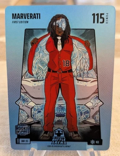 Bo Jackson Battle Arena Update #BBF-55 MARVERATI FI Blue Ice- Rookie Inspired