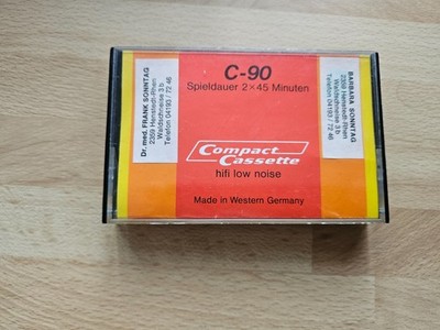 Compact Kassette C-90 -Audio Kassette-Wester Germany-RAR-