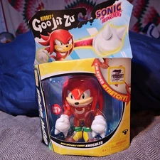 Heroes of Goo Jit Zu Glow Surge Sonic the Hedgehog Unstoppable Knuckles Stretchy
