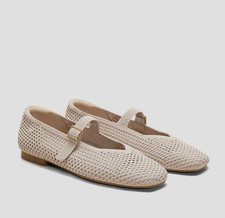 SELLING FAST Vivaia Square-Toe Mary Janes Margot Mary Jane Almond Mesh Shoes