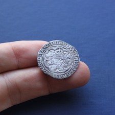 Hammered Silver Coin Edward 4th Groat London Mint C 1471 AD