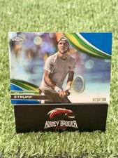 2025 Topps Chrome Tennis Jan-Lennard Struff True Blue Refractor /150 #59