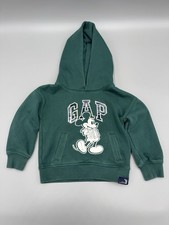 Baby Gap Disney Mickey Mouse Green Sweatshirt Hoodie Size 3 Years