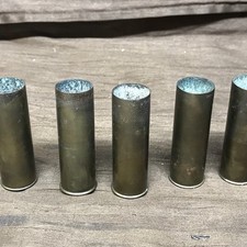 5 Antique Bridgeport 12ga Brass Shotgun Snap Caps