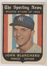 1959 Topps Sporting News Rookie Stars Johnny Blanchard #117 0jp0