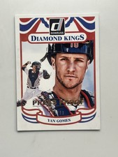 2014 Panini Donruss Diamond Kings Press Proof Gold #219 Yan Gomes /99 Indians