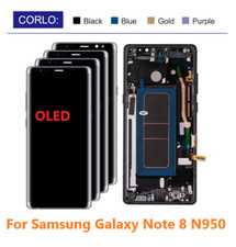 For Samsung Galaxy Note 8/N950 OLED LCD Display Touch Screen Digitizer W/Frame