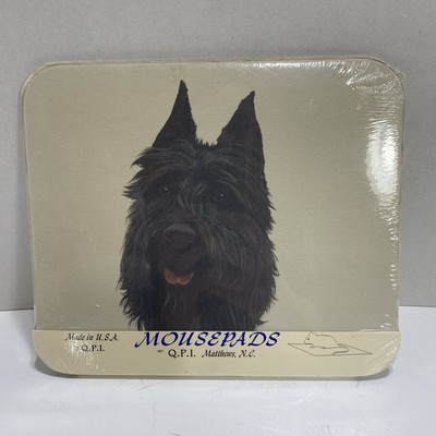 BOUVIER Black ~ MOUSE PAD QPI by ROBERT MAY Made In USA