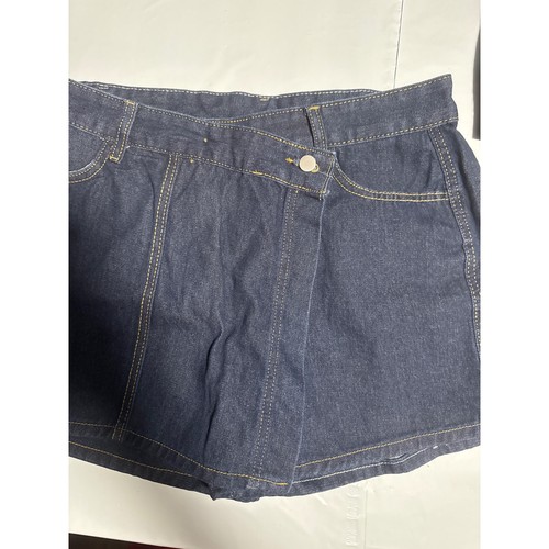 Jeansrock Set Kurzarm Oberteil & Rock Anzug dunkle Waschung Damen XL - Bild 3 von 6