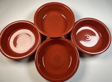 Fiestaware 7  Paprika? Set Of 4 Cereal Soup B...