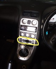 Mgtf Dash Switches Hazard Window Mgf 1.8 135 Engine Breaking 4 Spares Parts