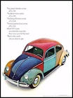 1965 VW Volkswagen Beetle Bug Vintage Advertisement Print Art Car Ad J63