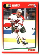 1991-92 Score Canadian English #131 Eric Weinrich