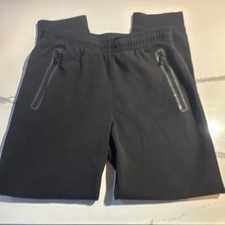 Old Navy Dynamic Fleece Jogger Pants Boys XL Black Blue 4-Way Stretch Pockets