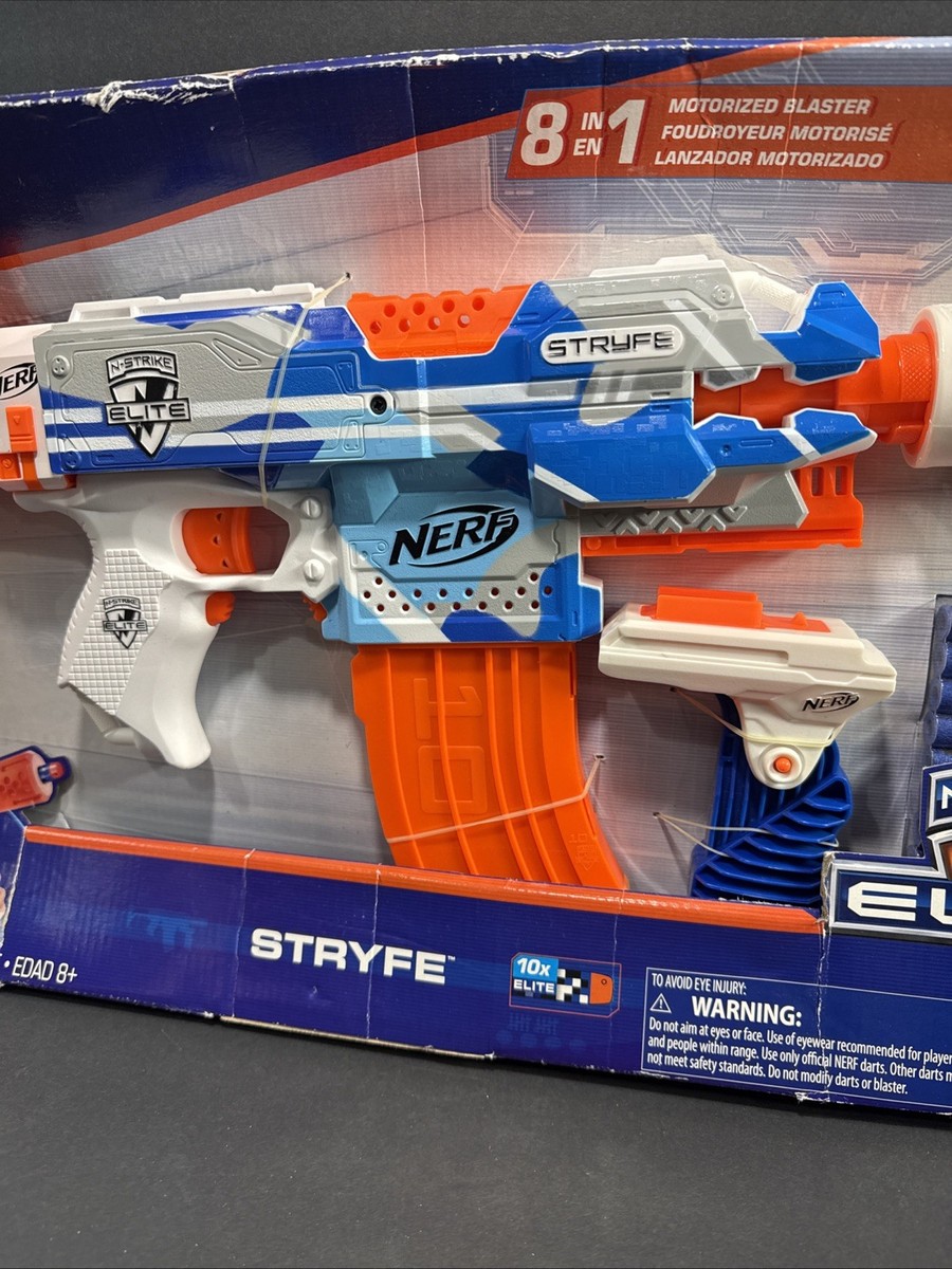 Nerf N-Strike Elite Stryfe Battle Camo Motorized Semi-Auto 8 In 1