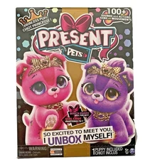 Present Pets Sparkle Princess Puppy Interactive Plush Toy Blind Box Pink Purple