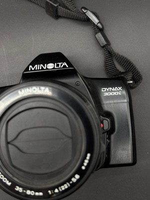 Minolta Dynax 3000i 35mm film SLR camera with 2 lenses | eBay
