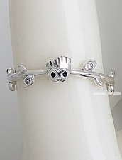Anillo 100% PANDORA 925 Plata Marvel Guardianes de la Galaxia Groot Leaf 192566C01