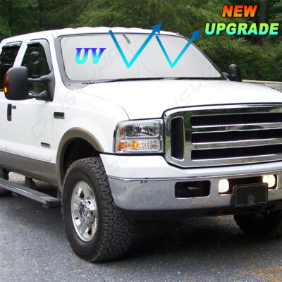 Foldable Windshield Sun Shade Visor UV Block Shield Cover FOR Ford F250 17-21