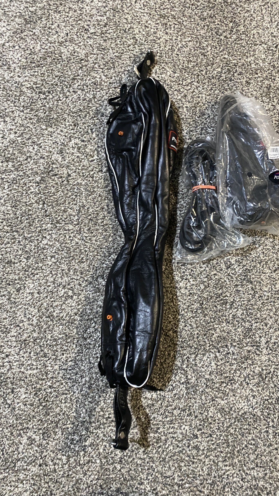 Pro Impact Genuine Leather Double End Boxing Punching Bag & Small Speed