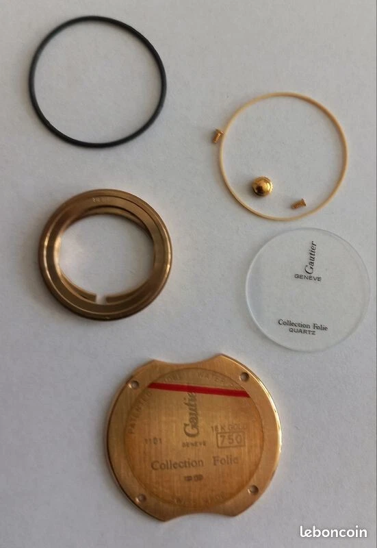 Gautier Geneve 18k Gold Background Watch Parts