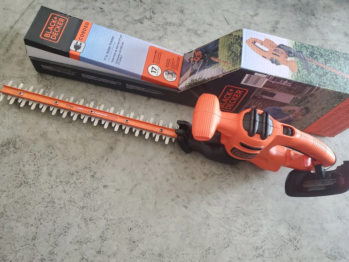 Hedge Trimmer, Dual-Action Blade, 16-Inch | BLACK+DECKER