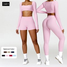 2PCS Yoga Suit Sports Set Women Quick-Drying Gym Set Women Tracksuit Running