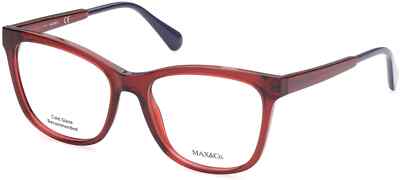 Max &Co MO5040 066 Red Optical Eyeglasses Plastic Frame 54-17-140 MO 5040 RX