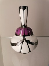 KPM Berlin Jugendstil Vase Silveroverlay Sterling Silber Top 1.Wahl 