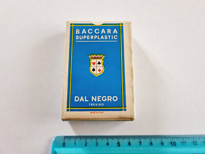VINTAGE ORIGINAL PLAYING CARDS BACCARAT DAL NEGRO SEALED PLAYING CARDS NEW