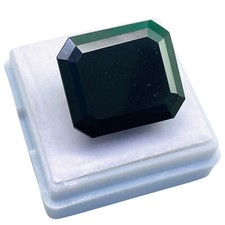 22.87 Cts Black Moissanite 17.6x15mm Octagon Cut Top Quality Loose Gemstone