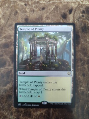 MTG Temple of Plenty Phyrexia: All Will Be One Commander 170 Regular Rare |  eBay